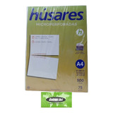 4 Formulario Husares 7844 Microperforado Al Medio 500 Hojas