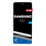 Display Compatible Con  Samsung A52 , A525 Oled Marco Azul