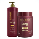  Shampoo E Mascara Shitake Bio Extratus Nutritivo 1 Litrão