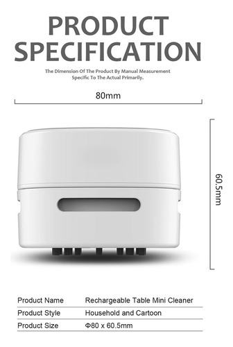 Odistar Aspiradora De Computadora, Mini Barredora De