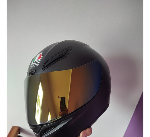 Casco Agv K1 Solid Black Matt Talle Ml