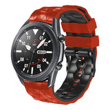 Correa De Reloj Bicolor Roja Y Negra Para Xiaomi Haylou Rs4