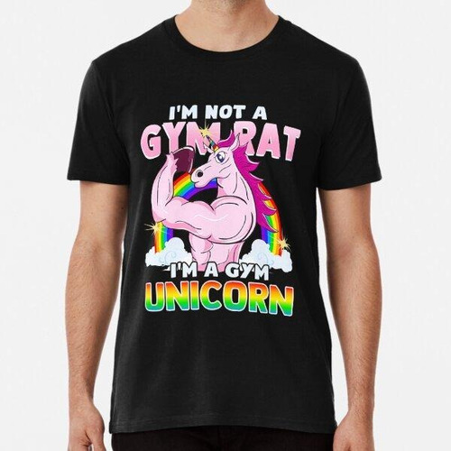 Remera Unicornio No Soy Una Rata De Gimnasio Soy Un Ejercici