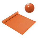 Overball 25cm + Colchonete Antiderrapante Pilates 1,70 Mts