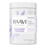 Creme Massagem Drenagem Linfática 1kg Raavi Óleo De Girassol