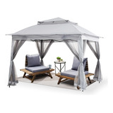 Sailary Gazebo Para Patio Al Aire Libre Con Cortinas Y Refug