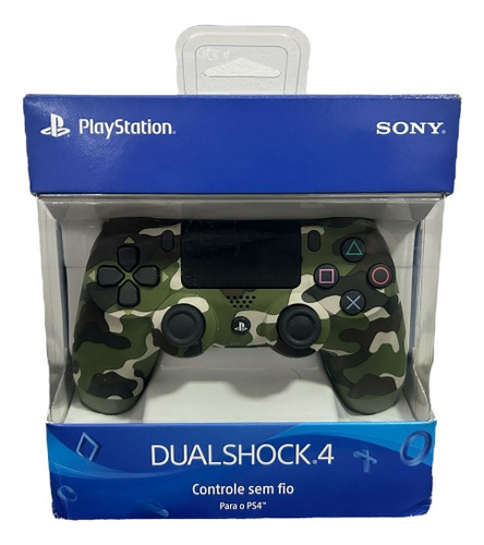 Controle Dualshock 4 Camuflagem Sony Sem Fio
