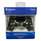  Controle Playstation 4 Camuflado Ps4 Verde Sony Usado