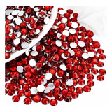 1440pzs Pedreria Cristal Diamantes Para Uñas Decoración Ss16 Color Rojo Ss16-3.8-4.0mm