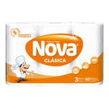 Toallas Nova Clasica Doble  Hoja 12,5 Mts X 24 Rollos