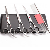 Set Tijeras Estetica Canina Uso Profesional Estilista