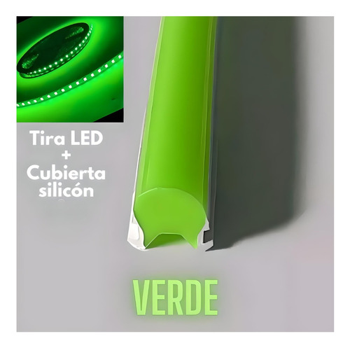 Neon Flex Segunda Generación Tira Led + Silicona X 5 Metros