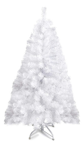 Prextex Arbol De Navidad Blanco De 4 Pies, 320 Puntas, Abeto