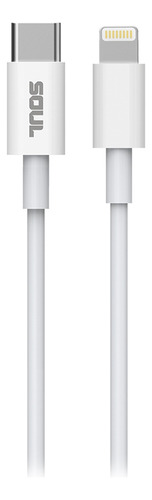 Cable De Datos Soul Tipo C Para iPhone 1 Metro Carga Rapida