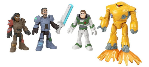 Imaginext Buzz Light Year Set 4 Zyclops, Mo, Izzy Y Buzz 