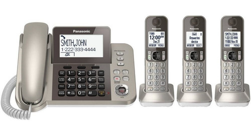 Telefono Inalambrico Panasonic Kx-tgf353g 4 Auriculares