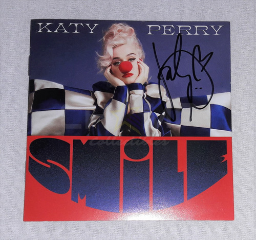 Cd Autografiado Katy Perry Smile Disco Album Pop
