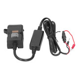 Cargador De Puerto Usb Dual De Carga Rápida Para Motocicleta