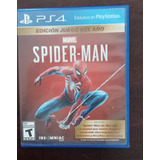 Juego Spiderman Edición Del Año Ps4 