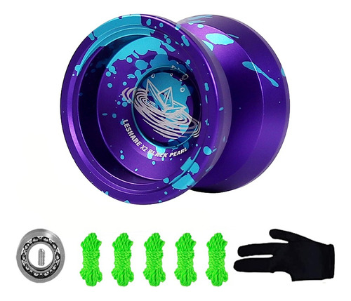 Profesional Yoyo Aluminio Unresponsive Yoyo Con Accesorios