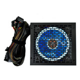 Fonte Gamer Evus Evg500 500w Rbg Led 80plus Bronze Pfc Ativo