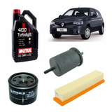 Kit 3 Filtros Mahle Renault Clio 1.2 16v Motul 4100 10w40