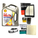 Kit 3 Filtros + Aceite Shell Helix 5w30 Honda Civic 1.8 16v