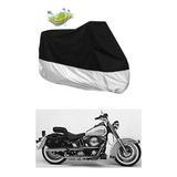 Funda Xxxl Impermeable Harley Davidson Fat Boy Con Alforjas