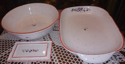 Antigua Vajilla Ceramica Bandeja Mantequera Impecable N705