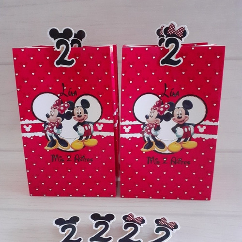 Bolsitas Golosineras Personalizadas - Mickey Y Minnie