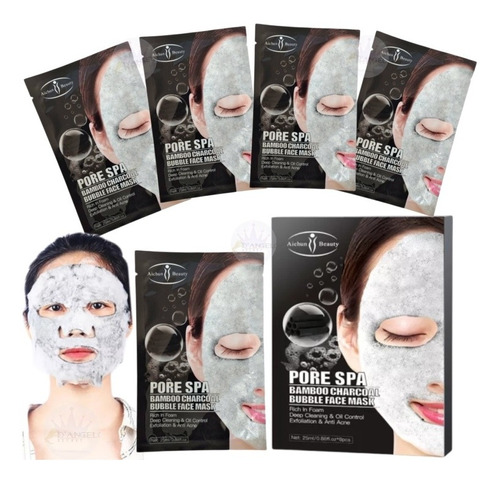 Mascarilla De Burbujas Limpieza Profunda Anti Acné Pack 16