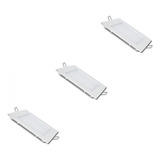 Pack 3 Foco Embutido Cuadrado Led 12w 6000k Luz Blanca