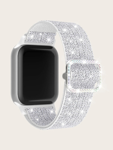 Pulseira Para Apple Watch Feminina C/ Strass Brilho Luxo