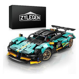 Zylegen Race Car Building Toy Set, 1:14 Aston Marting Collec