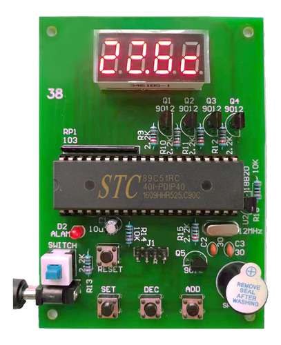 Kits De Práctica De Soldadura Diy Ds18b20 Módulo De Sensor D