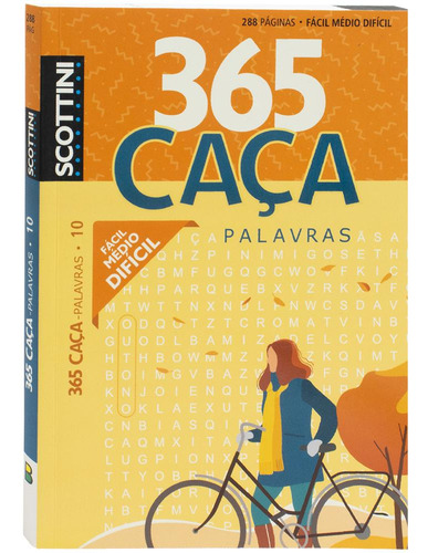 Scottini 365 Caça-palavras (288p) N.10, De Todolivro. Editora Brasileitura, Capa Mole, Edição 1 Em Português, 2024