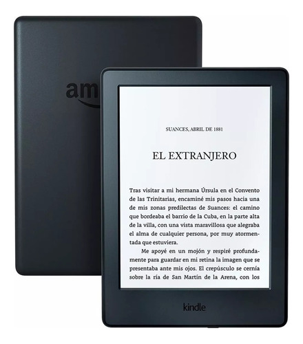 E-reader Amazon Kindle 8 Gen 4gb Negro Con Funda + Templado