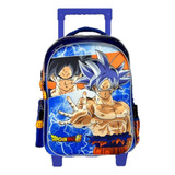 Mochila Dragon Ball Primaria Con Carro Vs2029