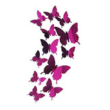 24 Mariposas 3d Para Decorar,