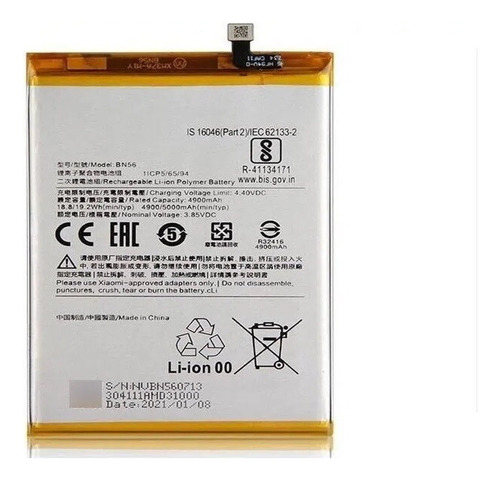 Batería Para Xiaomi Redmi 9a / Redmi 9c / Poco M2 Pro Bn56