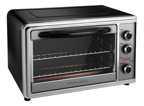 Horno De Mesa Eléctrico Hamilton Beach 31104 28l Negro 120v