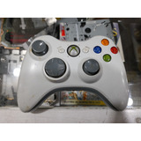 Control Joystick Blanco Inalámbrico Microsoft Para Xbox 360