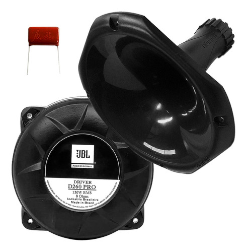 Driver Jbl Selenium D260 Pro 150w + Capacitor + Corneta P