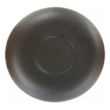 Plato Playo Porcelana Ala Ancha Baralee Fine Plus Negro 25