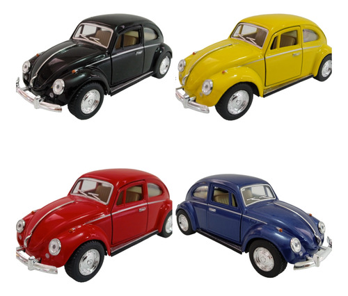 Volkswagen Beetle 1967 Classic. Escala 1:32 Kinsmart. 12,5cm