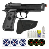 Pistola De Pressão Rossi M92 Fs Dual Ammo 4,5mm + Kit Coldre