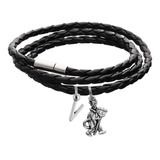 Pulsera Diablo Satanás Brazalete Dije Lucifer Letra Inicial