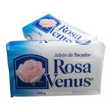 Jabón De Tocador Rosa Venus Blanco Caja C/60 Piezas 100g C/u