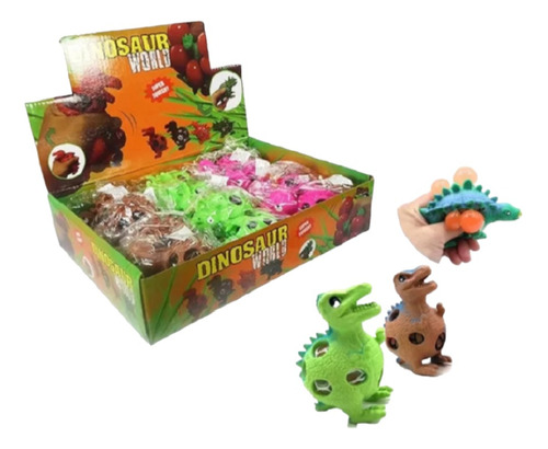 Squishy 12 Dinosaurio Blando Juguete Regalo Antiestre Piñata