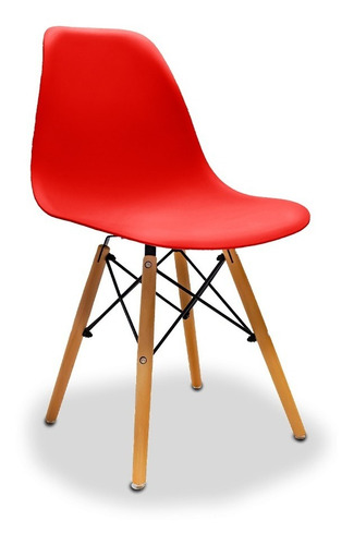 Kit De 4 Sillas Tipo Eames Colores Minimalistas Stay Elit